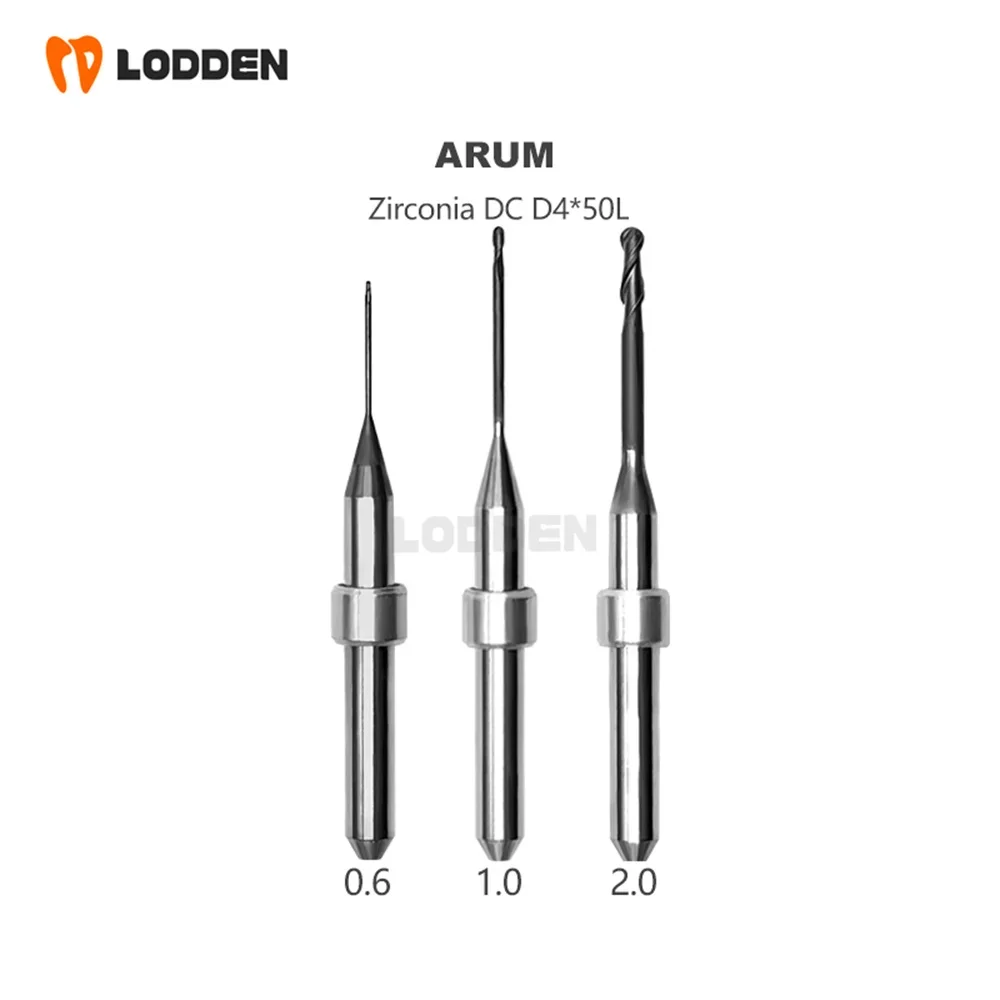 ARUM D4 Dental Milling Burs PMMA For Dental PEEK Zirconia Shank Milling Cutters Lithium Disilicate Cad Caｍ Dental Lab dentistry