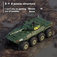 RC Remote Control Tank for Adults - Anfibious Armored Vehicle with Full Proportional Acceleration Toy Model