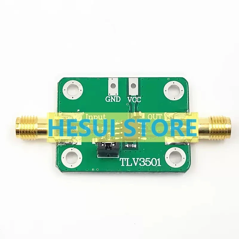 TLV3501 High speed waveform comparator frequency meter front end shaping module