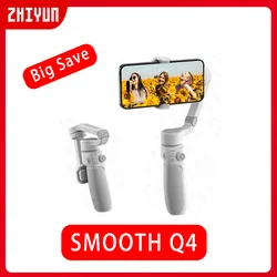 ZHIYUN Smooth Q4 Smartphone Gimbal Phone Gimbals 3-Axis Handheld Stabilizer for iPhone 15 pro max/HUAWEI/Samsung/Xiaomi