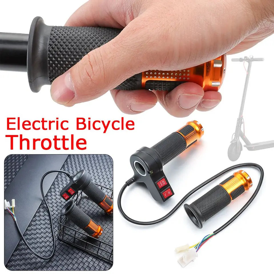 Cable Forward Reverse Handle Throttle Handlebar Grip E-Bike Throttle Grip Speed Control Electric Bike Throttle Grip image 6