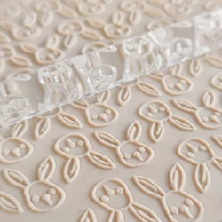 Personalised Rolling Pin With Easter Rabbit Pattern
