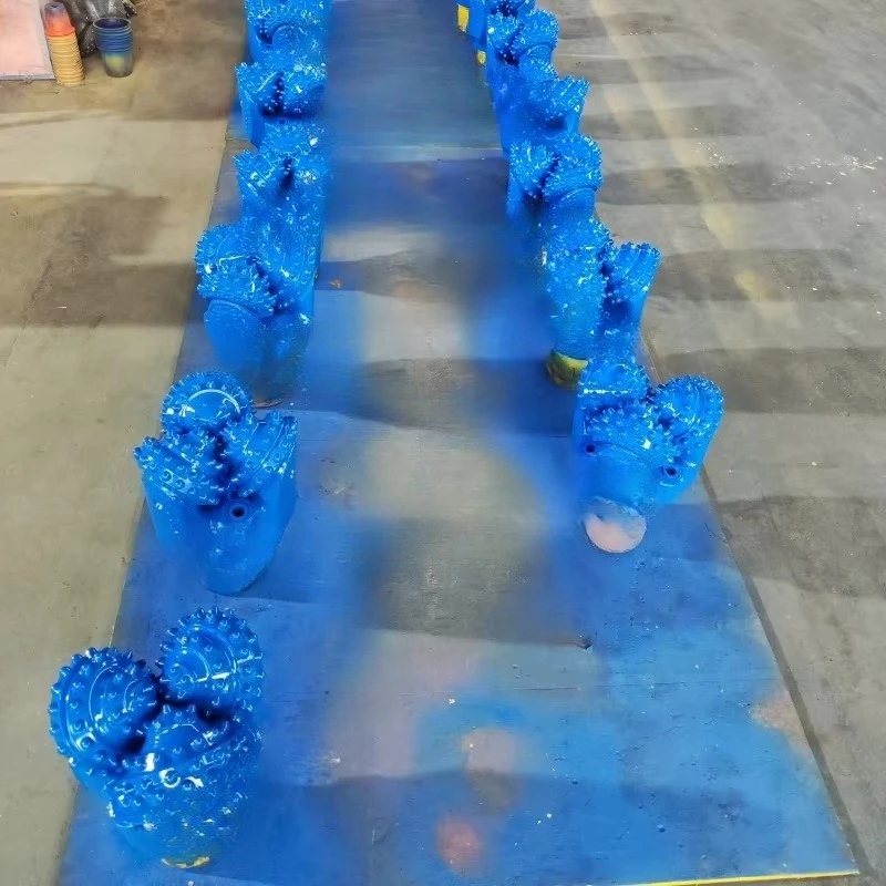 8 Polegada brocas de ferramenta rotativa geotérmica tricone broca forjada peças da máquina de mineração de aço carbono para poço de água