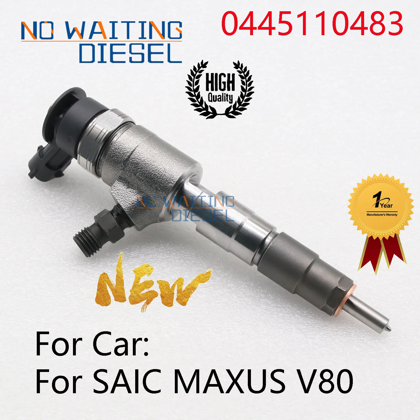 

0445110483 Fuel Injection Number 0 445 110 483 Diesel Injector Number 0445 110 483 For SAIC MAXUS V80