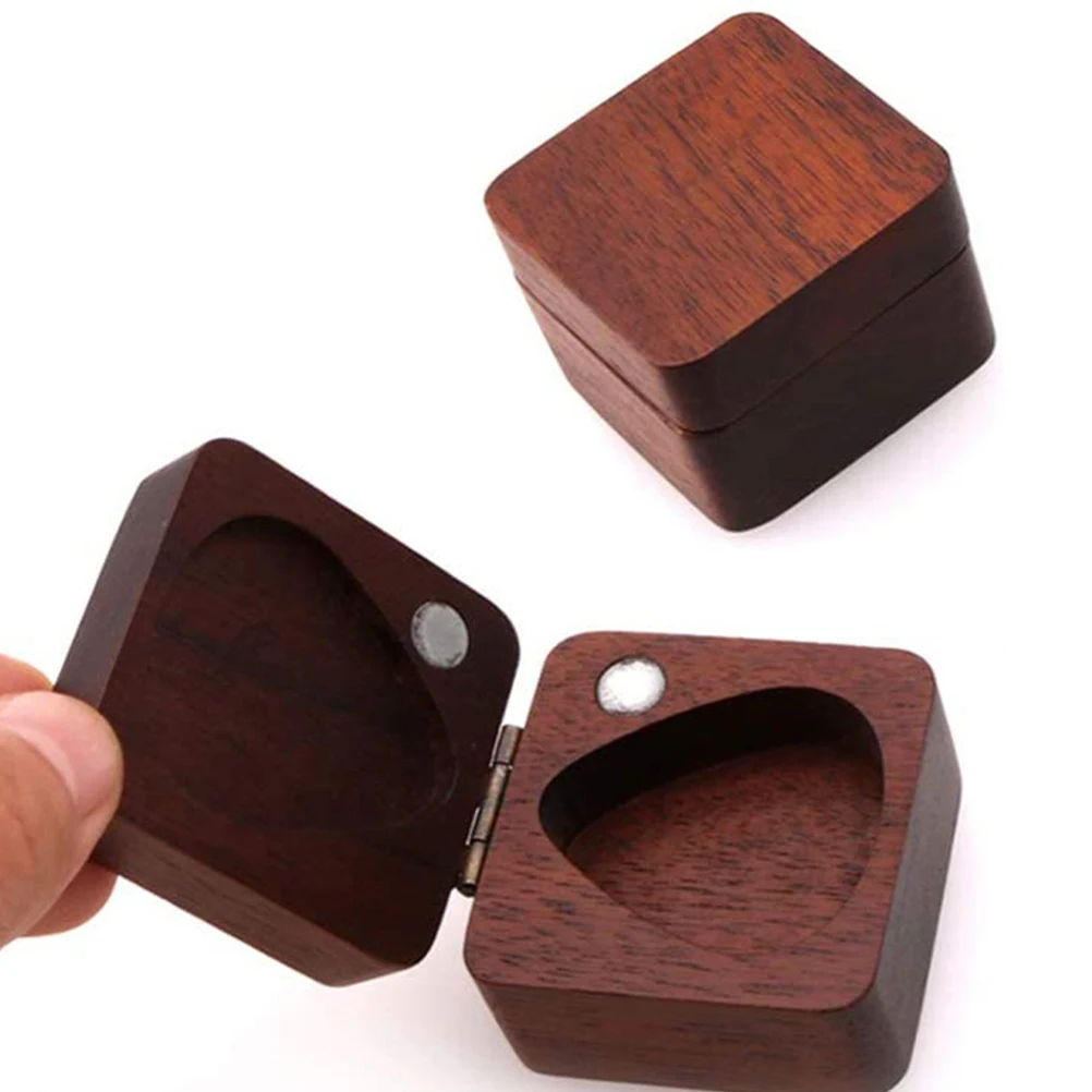 

Wooden Guitar Picks Set Durable Ergonomic Clear Sound Plectrums Folk Electric Accessory Beginner Finger Protection Practical Use