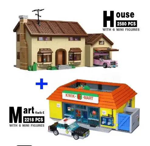 LED Lights for Mart And Supermarket House Model Building Blocks Bricks 16004 16005 71016 71006 Toys Birthday Christmas Gift