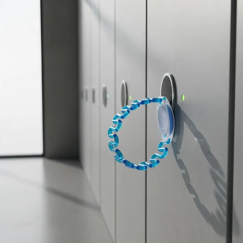 EM4305 Chip Enhanced 125khz RFID Bracelets for Locker Sauna Use
