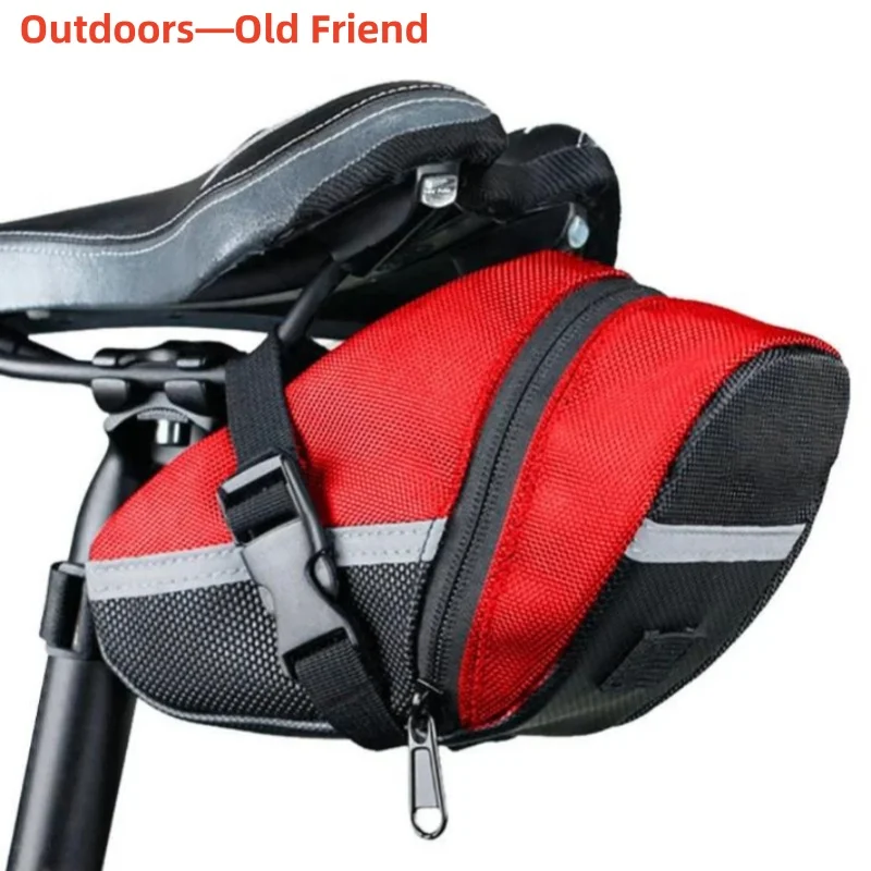 

New Bicycle Bag Bike Saddle Bag Cycling Seat Tail Pouch Foldable Seatpost Storage Bag Pannier Backpack Bicycle Accessories