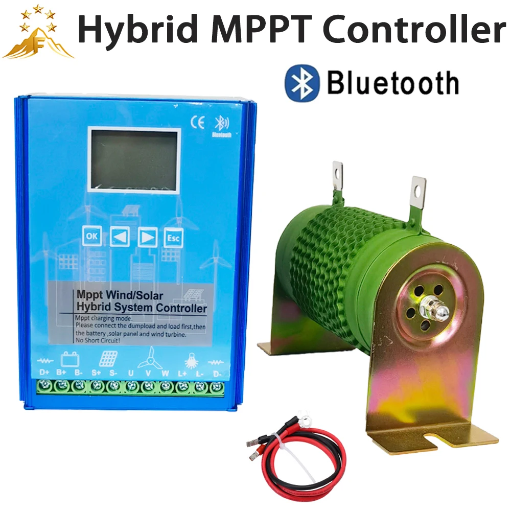 10KW 8KW 6KW 5KW 3KW Hybrid-Wind-MPPT-Controller 12V 24V 48V für Wind-Solar-Energie Windturbinengenerator Regler Batterien
