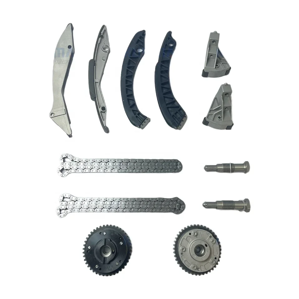 OEM Quality N62 Engine Timing Chain Kit with Camshaft Adjuster VVT Gears for N62 N62B40 N62B48 V8 4.8L Engine Spare Parts