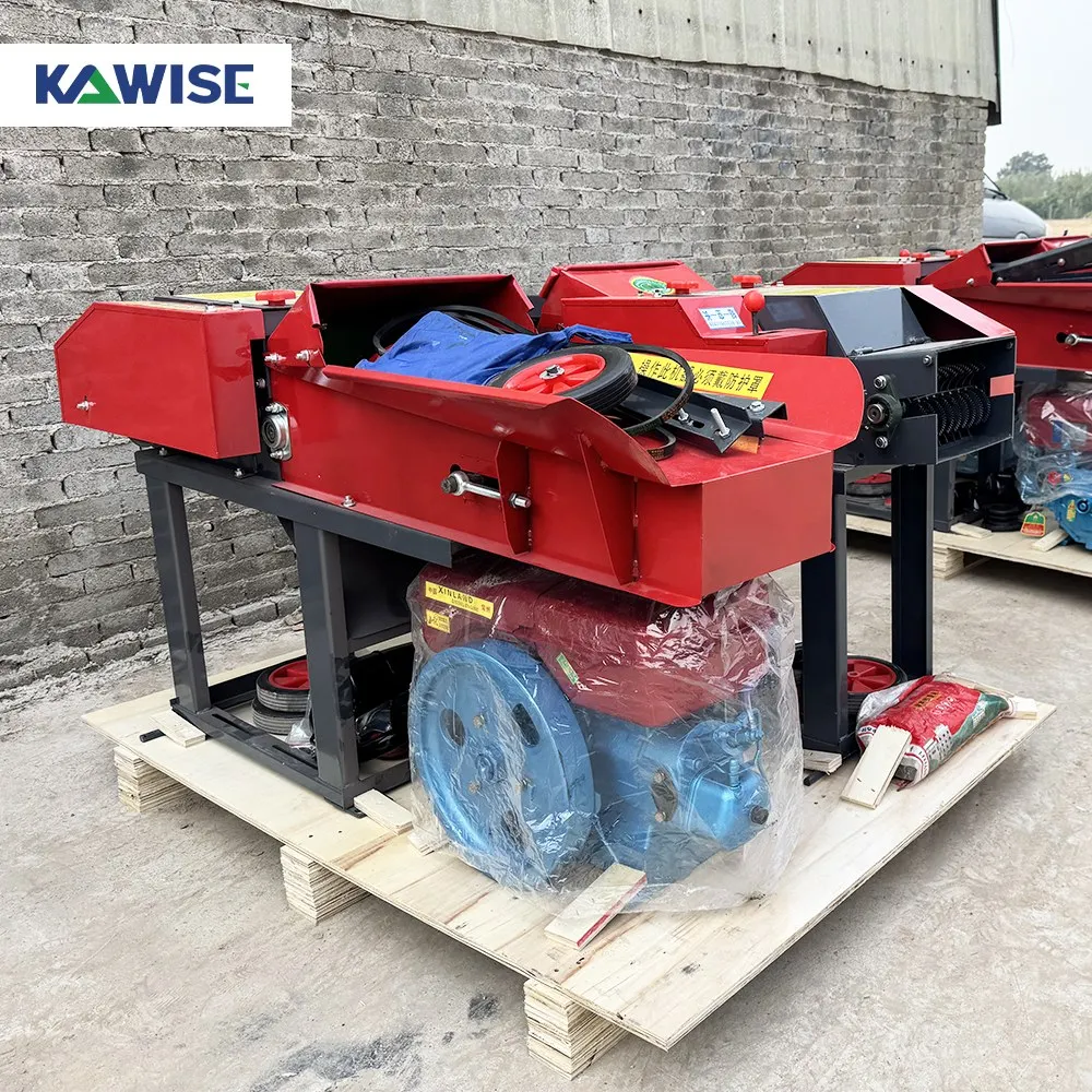 AIROW High Output Diesel Chaff Cutter Forage Chopper with Conveyor Feeding for Efficient Silage and Feed Preparation