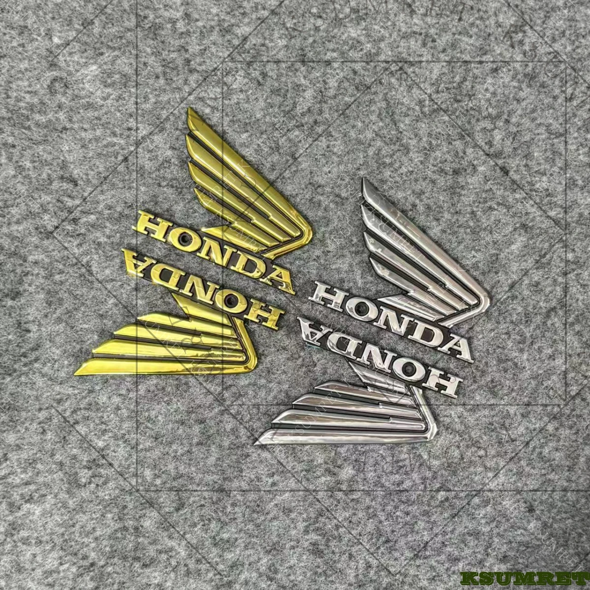 

For 3D HONDA Motorcycle Sticker Logo Emblem Decal