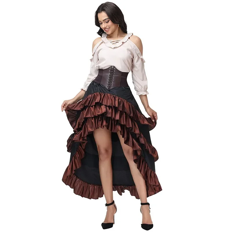 Vestido Gótico Hombro Descubierto - usage example