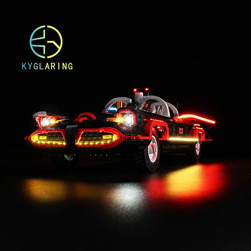 Kyglaring Light Kit For 76328 Batmaned The Classic TV Series Batmobile Building Blocks LED Kit Toys (NOT Include the Model)