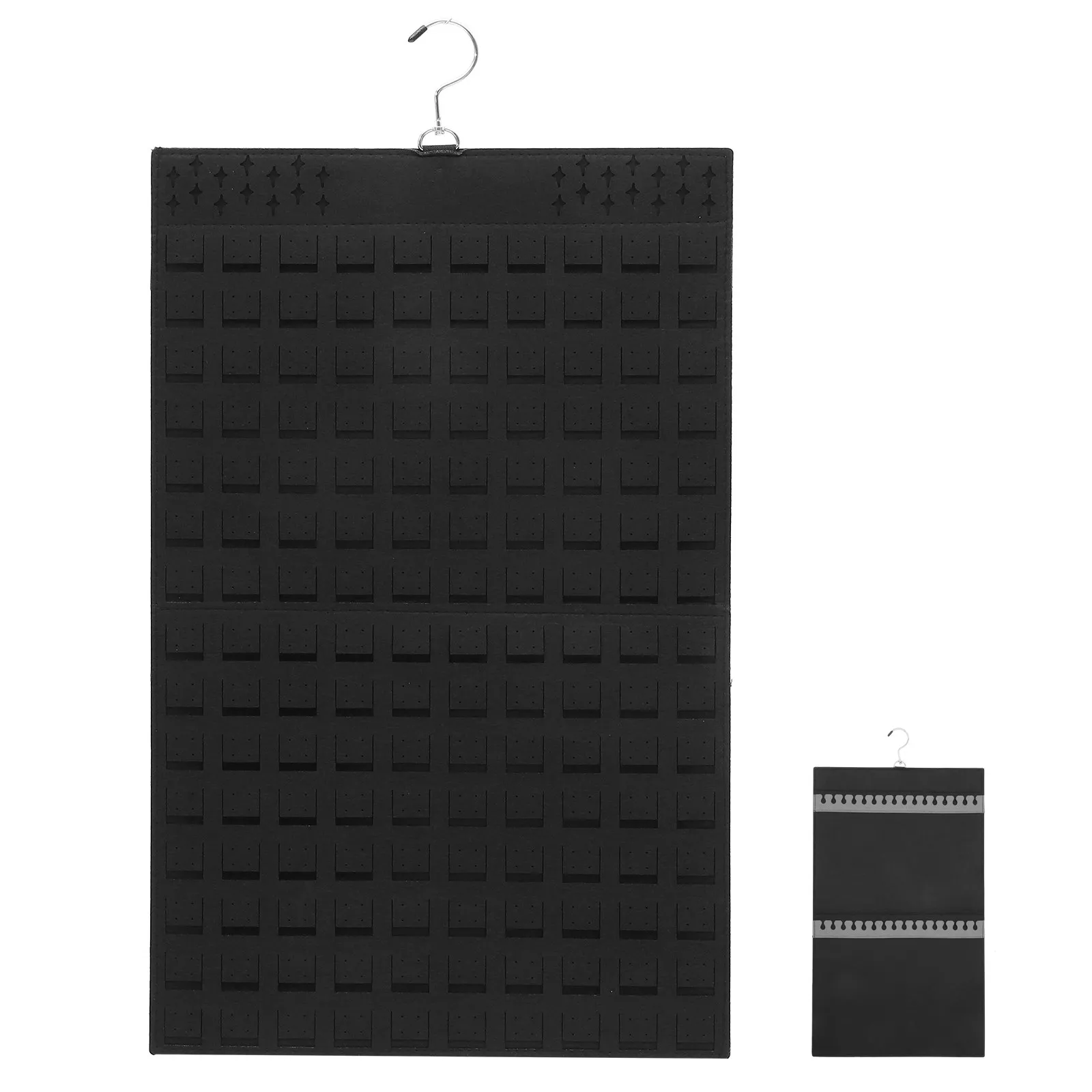 

Felt Jewelry Wall Organizer Dual-Sided Hanging Board for Earrings Necklaces Bracelets Space-Saving Jewelry Holder Organizer