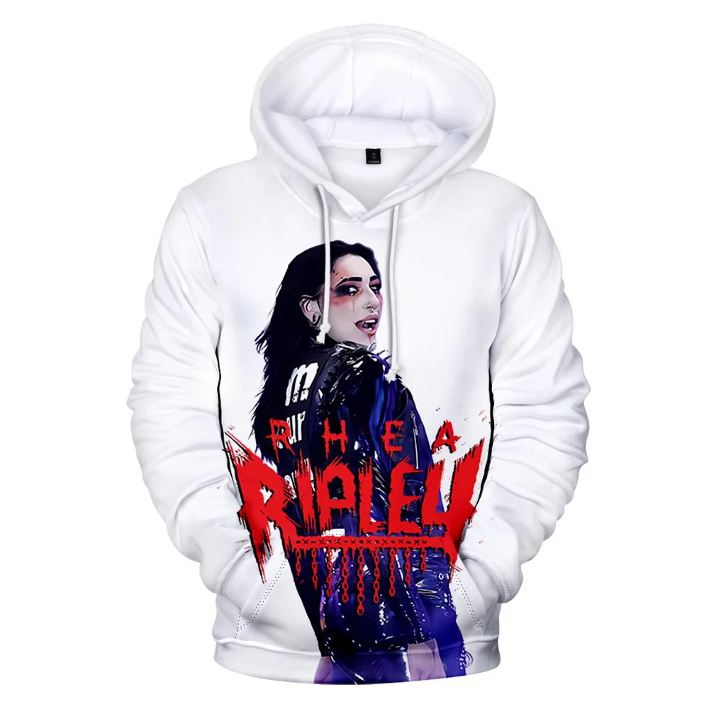 

Rhea Ripley Merch толстовки унисекс 2025 новые модные толстовки с длинными рукавами в стиле хип-хоп