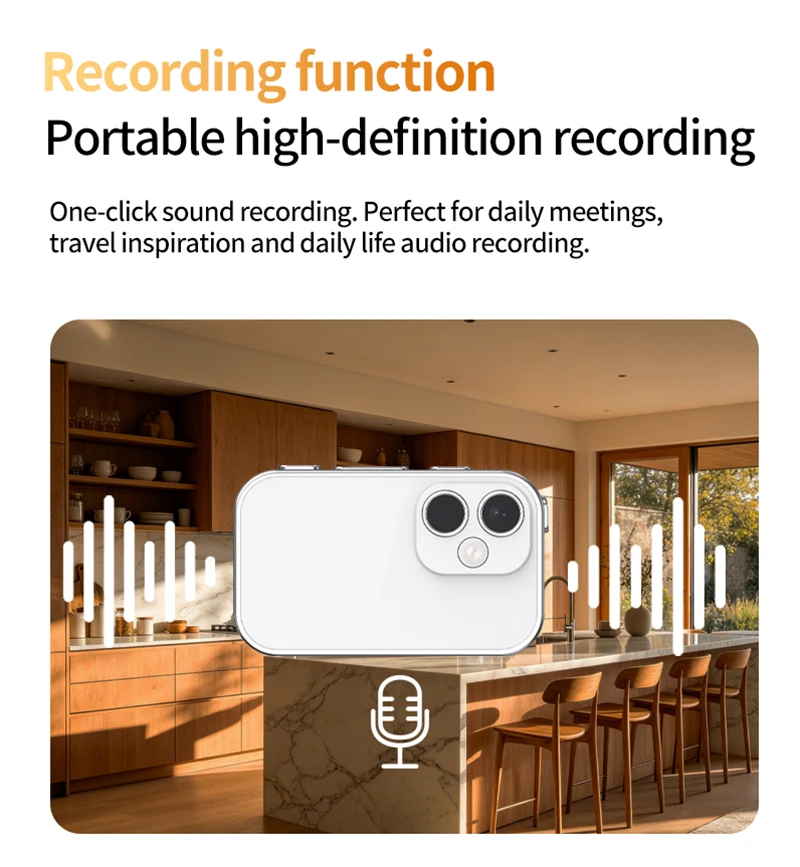 OnePus Dual-Objektiv Magnetische Daumenkamera 2.7K 1080P Pocket Sport Cam WIFI Autofokus Bodycam Tragbare Helmkamera – Detail 17