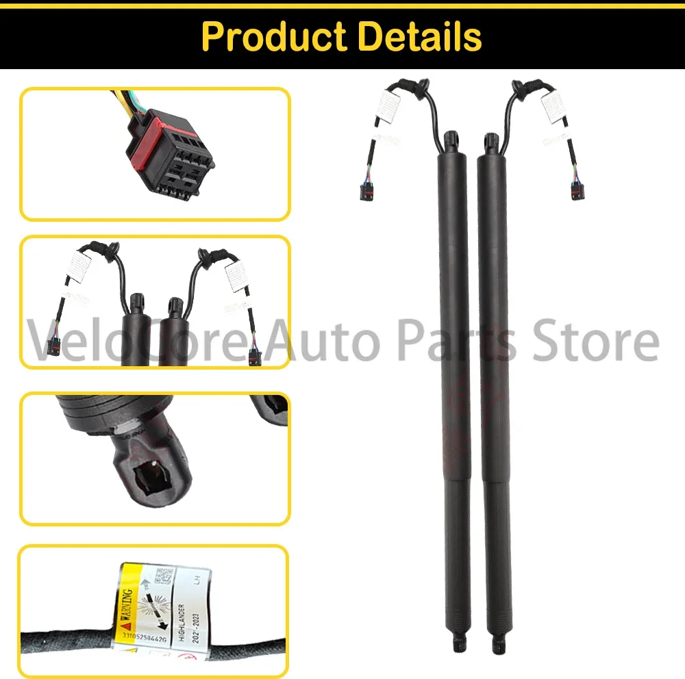 Long-Lasting Electric Tailgate Gas Strut for 2018-2020 Audi, Left Right Universal OEM-Grade Support 4KE827851F