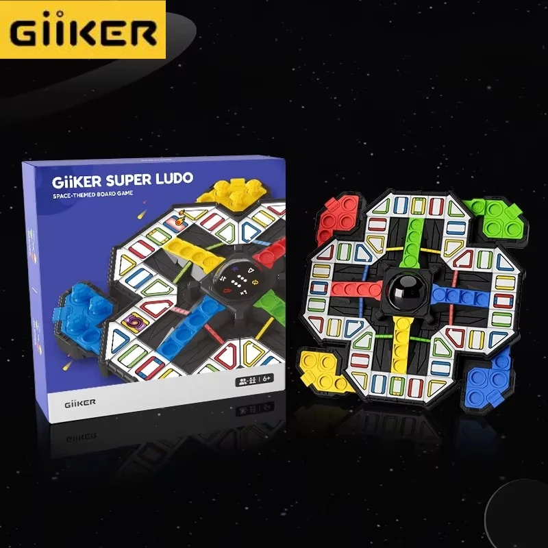 

Original Giiker Super Ludo Chess Puzzle Toys Compact And Portable Family Board Game Chess Toys For Kids Gifts