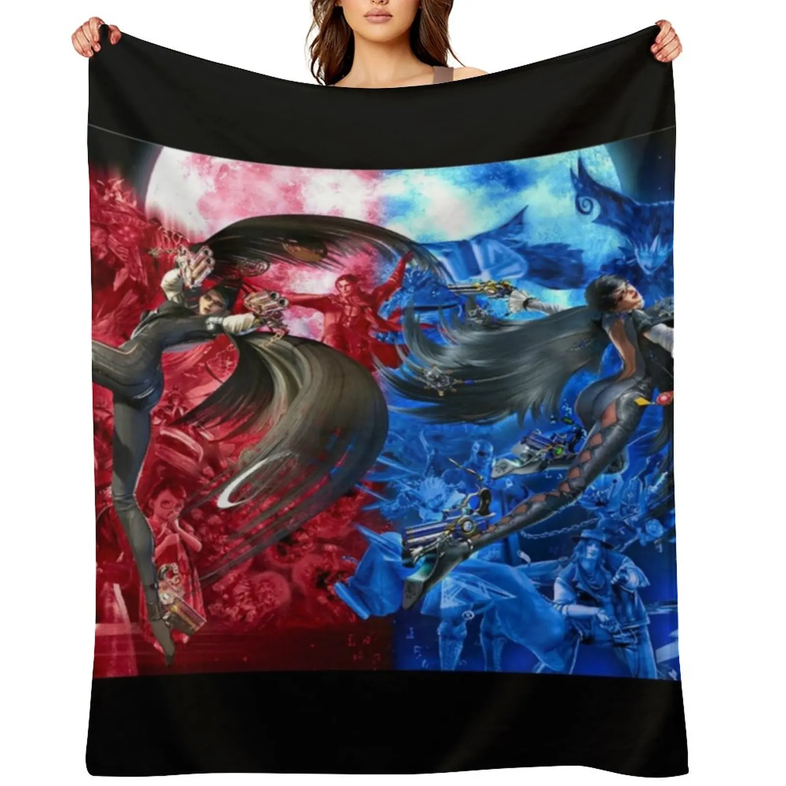 

bayonetta / 3 Game - Jeanne Throw Blanket Hairy Decorative Sofa manga Single Blankets
