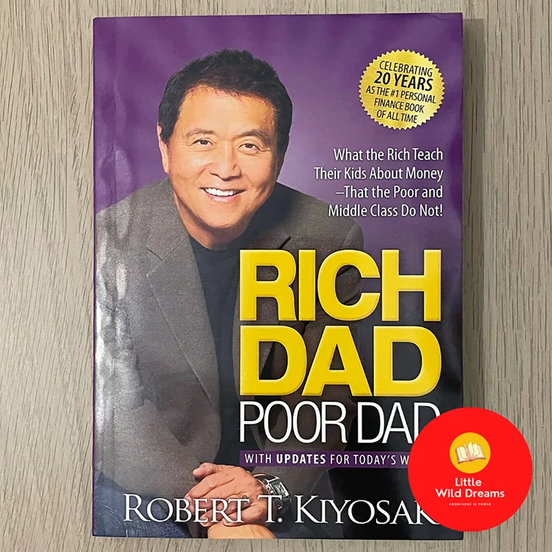 Rich Dad Poor Dad (طبعة الذكرى السنوية العشرين) بقلم روبرت تي كيوساكي الكتب الإنجليزية Libros Livros