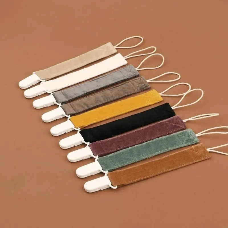 سلسلة لهاية الأطفال الآمنة مع مشبك بلاستيكي لحديثي الولادة مشبك عضاضة L8RB #4