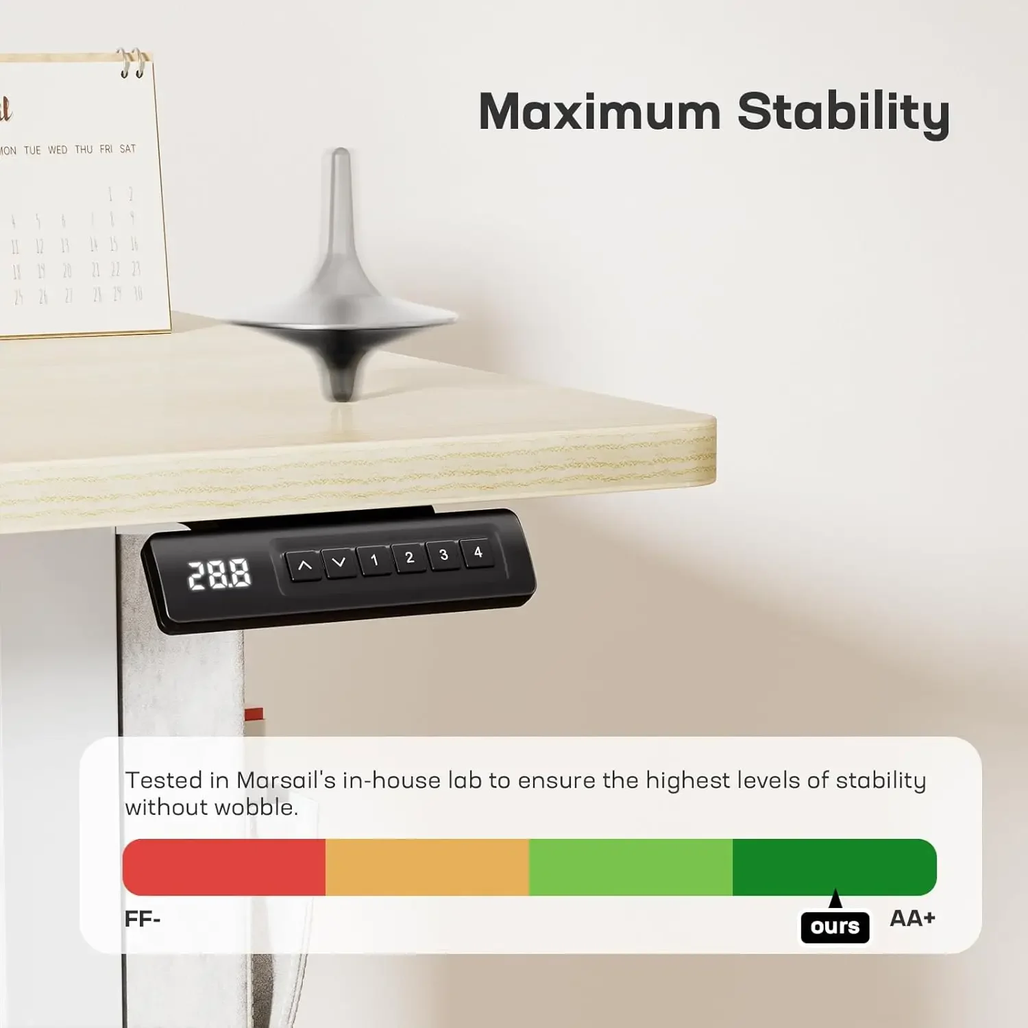 [New Arrival!]48x24 Electric Standing Desk - Adjustable Height Computer Desk with Memory Presets, Storage Bag & Cable Management