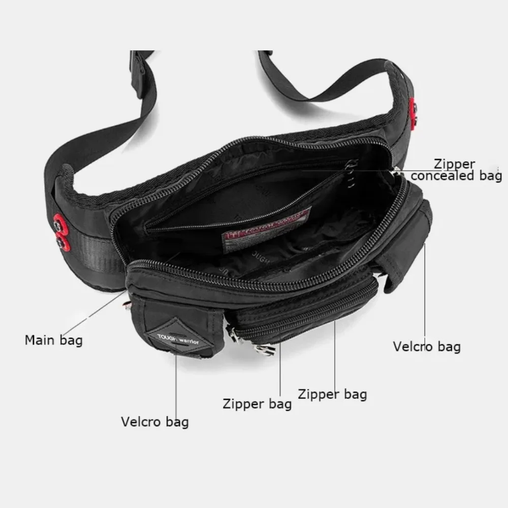 Men's Waist Bag Multifunctional Oxford 2