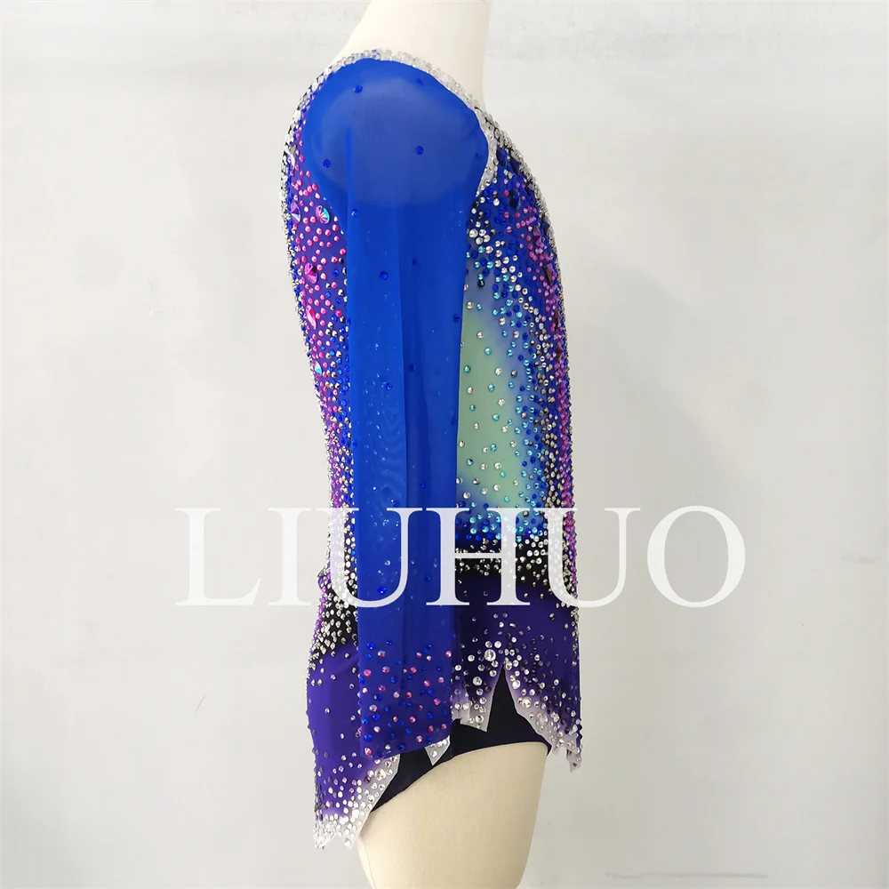 JoyCan Rhthmic гимнастические трико для девочек и женщин, элегантная танцевальная одежда из спандекса для соревнований