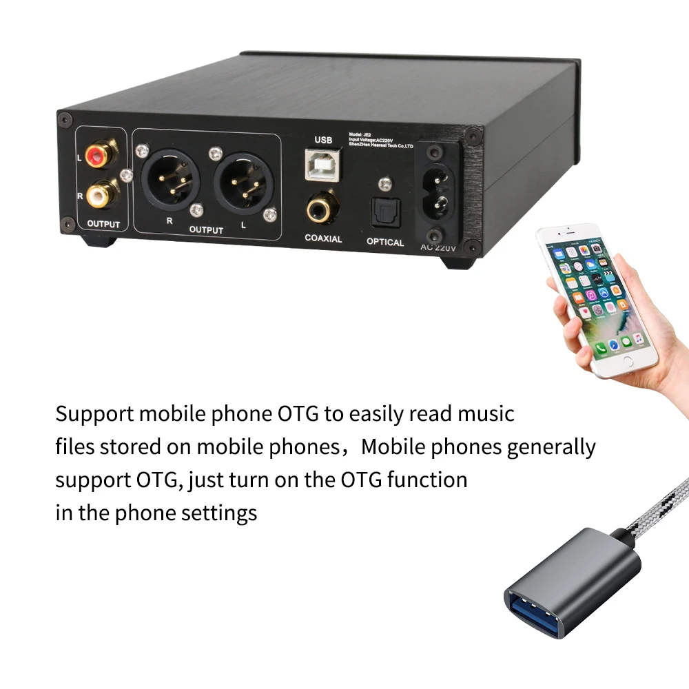 XMOS XU208 ESS9018 DAC ถอดรหัส Hifi Fever หูฟัง USB Optical Coaxial เครื่อง All-In-One