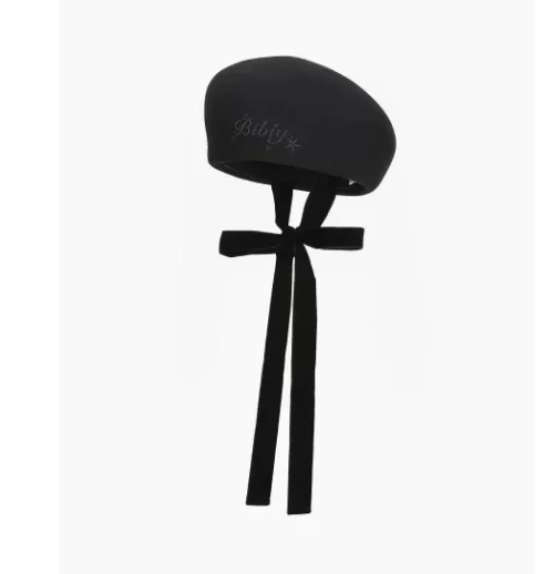 Japanese Style Women's Berets Lace Up Cool Casual Hats Fashion Caps Embroidered Girl's Beret Sweet Accessories 2026 New