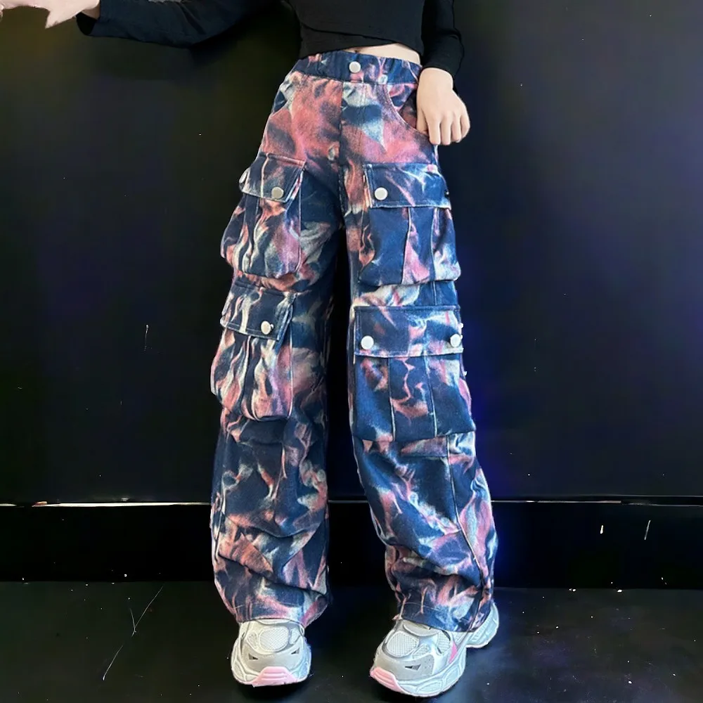 Cool Teenagers Outfits Casual Kids Baggy Pants for Girls Trousers Baby Children Overalls Autumn Clothes 4 6 7 8 9 10 11 13 Years