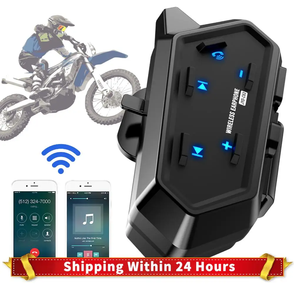 

Motorcycle Helmet BT Headset Waterproof Motorcycle Headphones Wireless BT Headphones Compatible with All Helmets
