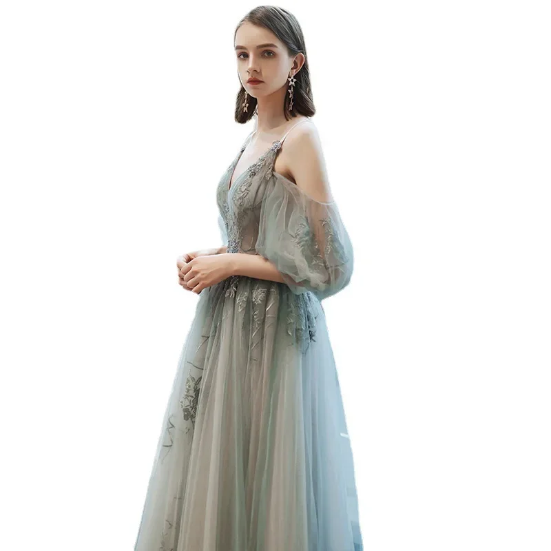 Long Luxury Evening Dresses for Women Simple and Elegant Formal Dress Wedding Prom Gown Robe Party Suitable Request Occasion New