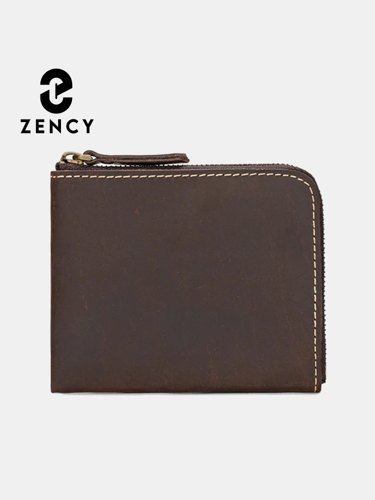 Zency Fashion Women Purse Genuine Leather Wallet Cowhide Clutch Multifunction Multiple Card Slots Holders Bags Coin Bag