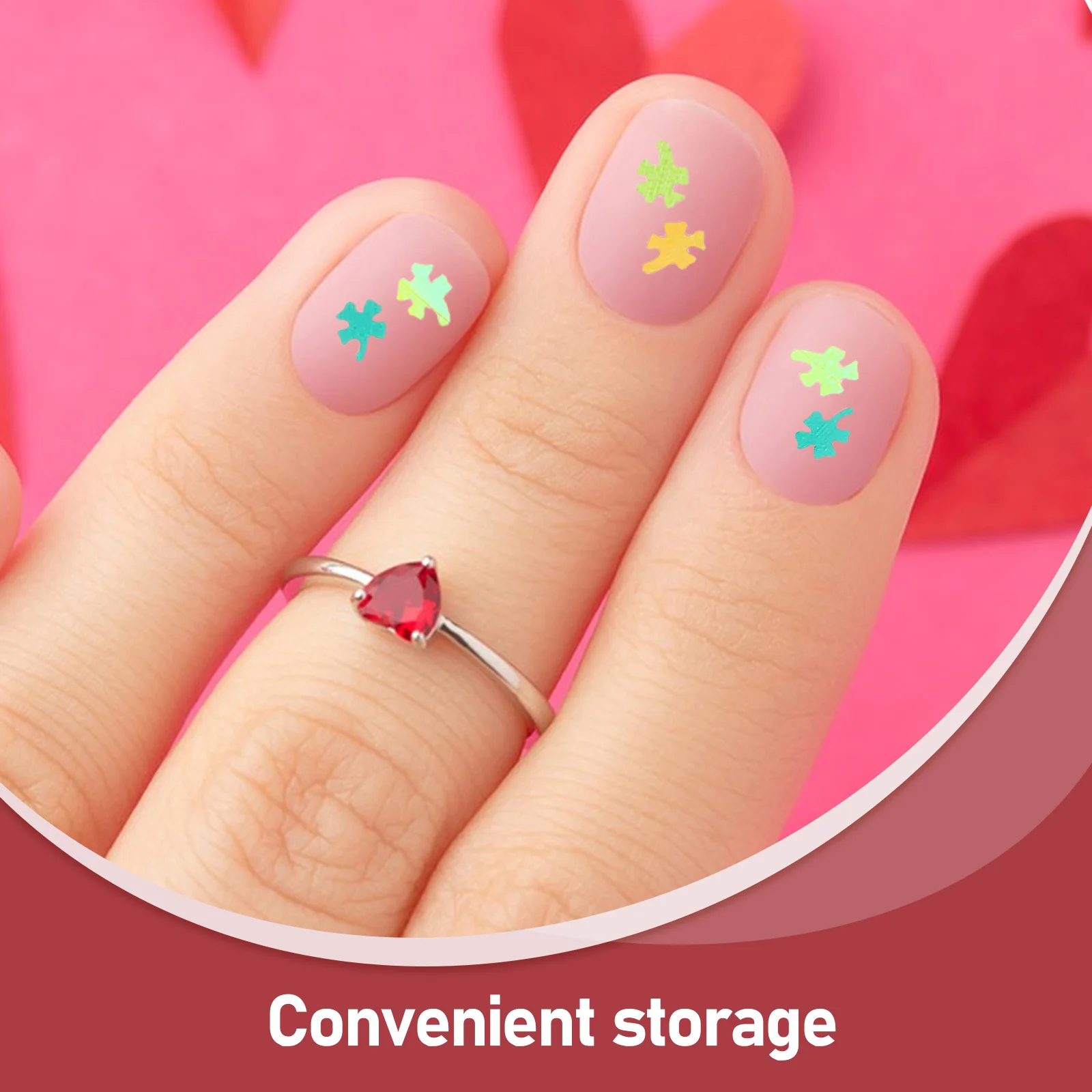 Pudełko ozdób do paznokci na Dzień Świętego Patryka, wzory 3D, świąteczne dekoracje do manicure, błyszczące konfetti, naklejki na paznokcie, naklejki Świętego Patryka