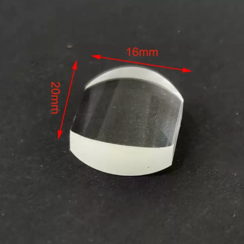 

1PC HD Plano Convex Cylindrical Lens K9 Optical Glass Planoconvex Lenses 20x16mm for Projector Camera Optical Instruments DIY