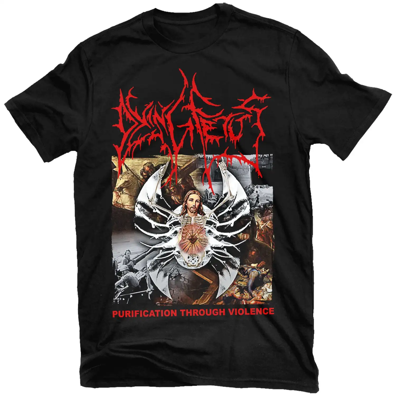 Art New 2026 Dying Fetus Band Graphic Tee 100% Cotton Round Neck Casual Unisex T-shirt Summer Top