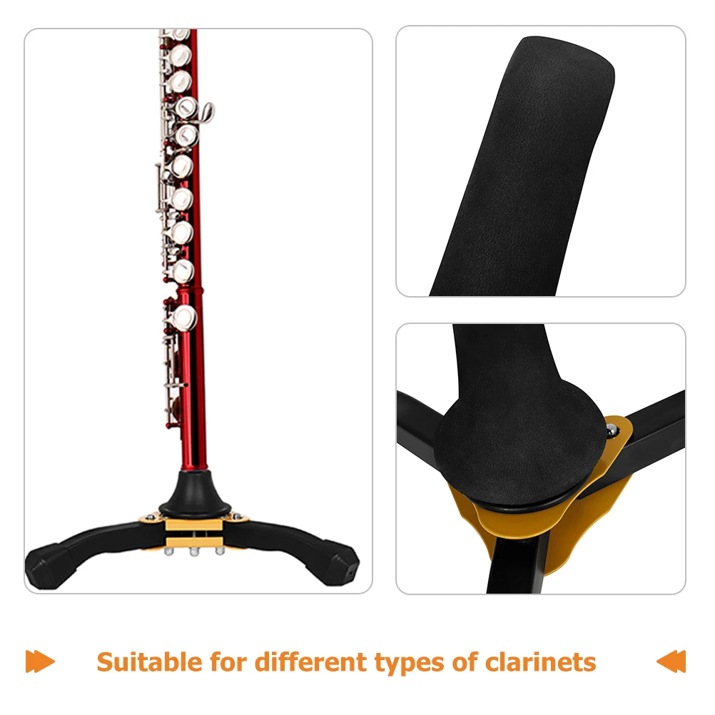 

Clarinet St Foldable Triangular Support Musical Instrument Accessories Beginner Clarinet Oboe Flute Saxophone Wind Holder