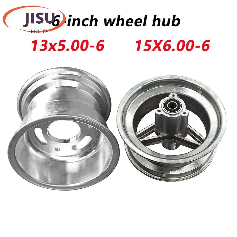 6 Inch Rim Aluminum Alloy Wheel Hub for 13x5.00-6 15x6.00-6 Tire Small Citycoco Electric Scooter