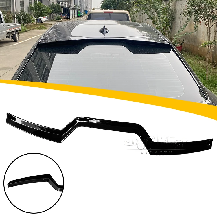 

Auto Accessories ABS Plastic Carbon Fiber Look Rear Window Roof Spoiler Wing for X6 G06 Pre-LCI 2020-2023 LCI 2024+