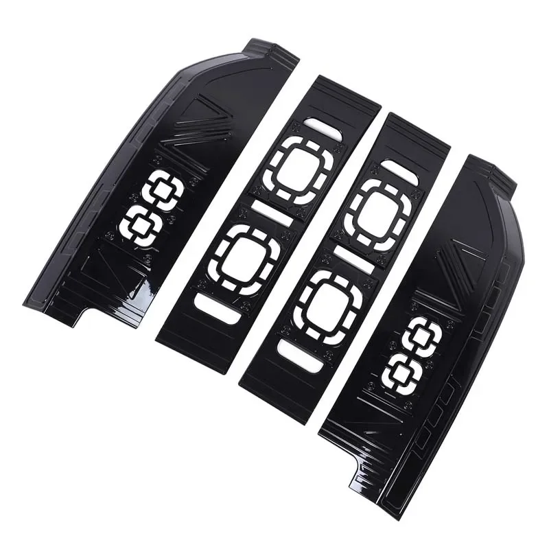 For Land Rover Defender 90 110 20-25 ABS Glossy black Car Rear Brake Light Wide Indicator Light Protective Net Cover Accessories
