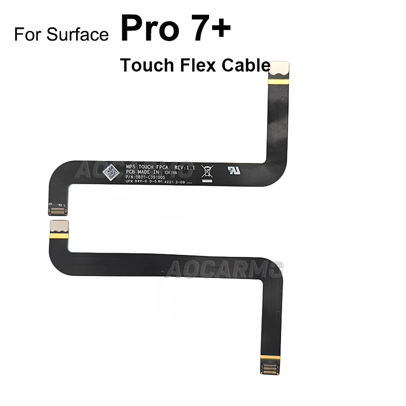 Aocarmo For Microsoft Surface Pro 7+ Touch Screen Flex Cable 0801-C3910QS Pro 7Plus Replacement Parts