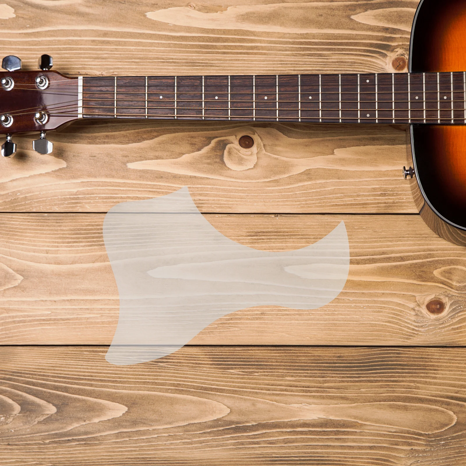

Transparent Acoustic Guitar Pickguard Fits 40 41 Inch Folk Guitars Scratch Protection Easy Apply Remove No Residue