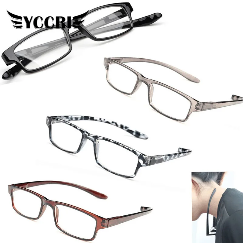 Ultralight Halter Reading Glasses Comfy Hanging Neck Anti-fatigue Presbyopia Glasses for Elder +1.0 To +4.0 Unisex Fast Shipping