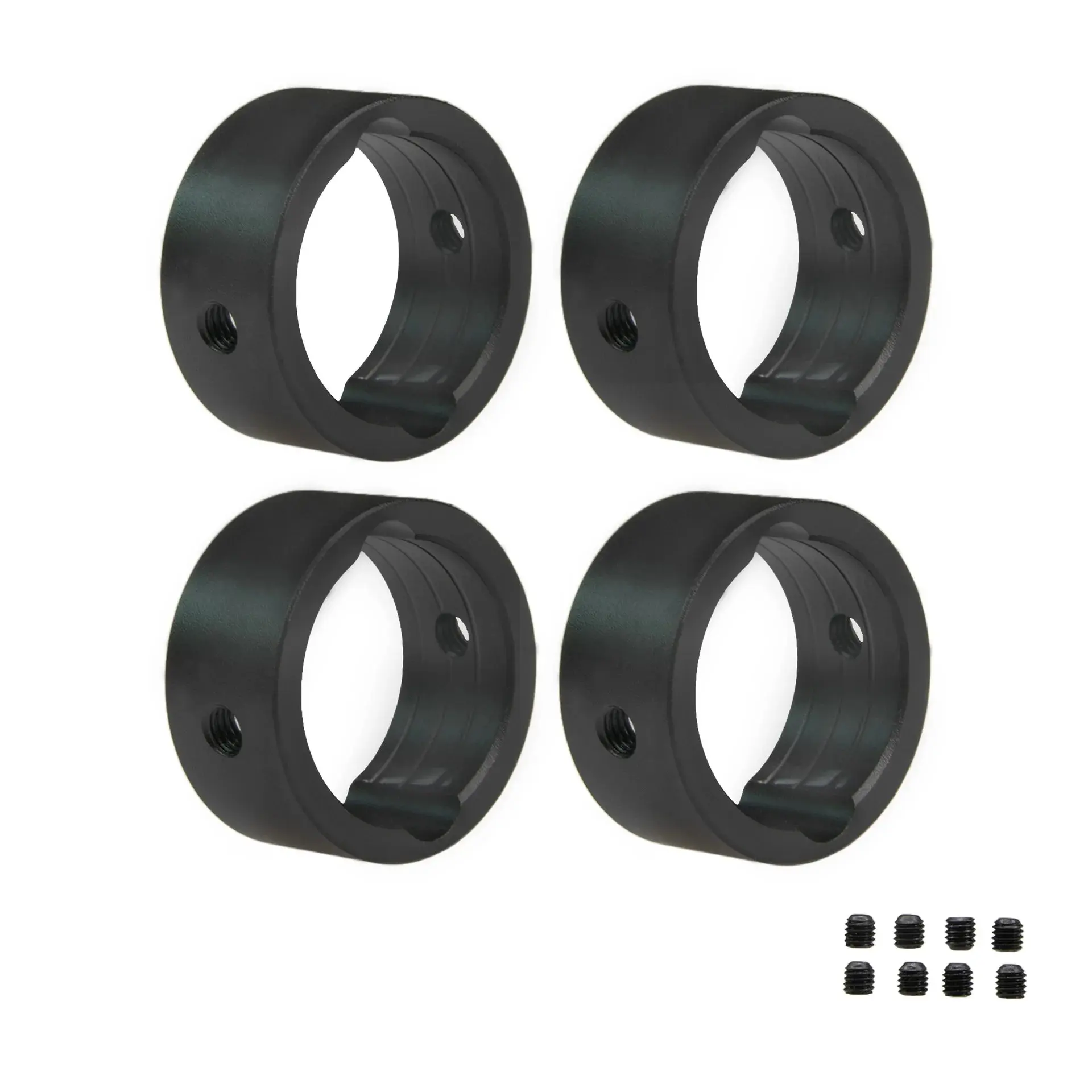 Aluminum Alloy Drive Cup Sleeves Enhancement Ring Set for 1/5 X-MAXX 8S 1/6 XRT 8S 1/10 E-Revo 2.0 replace TRA 7754 7754X
