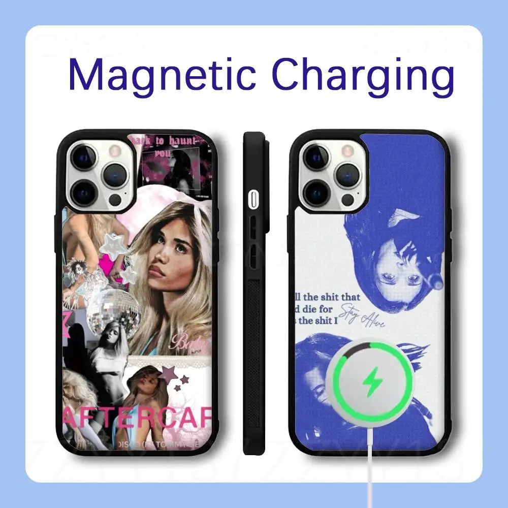 

Nessa Barrett Aftercare Phone Case For iPhone 17,16,15,14,13,12,11,Pro,Max,Plus,Air,Mini,SE Magsafe Magnetic Wireless Charging