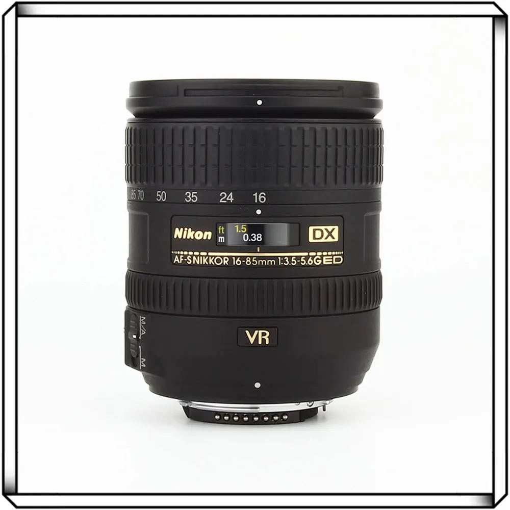 Nikon AF-S DX NIKKOR 16-85mm f/3.5-5.6G ED Vibration Reduction Zoom Lens with Auto Focus for Nikon DSLR Cameras