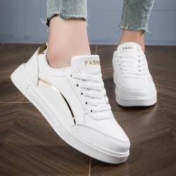 New Women's Fashion Walking Shoes Sneakers Women 2024 White Casual Shoes Autumn Spring Trend Board Sneakers Sports Running Shoes