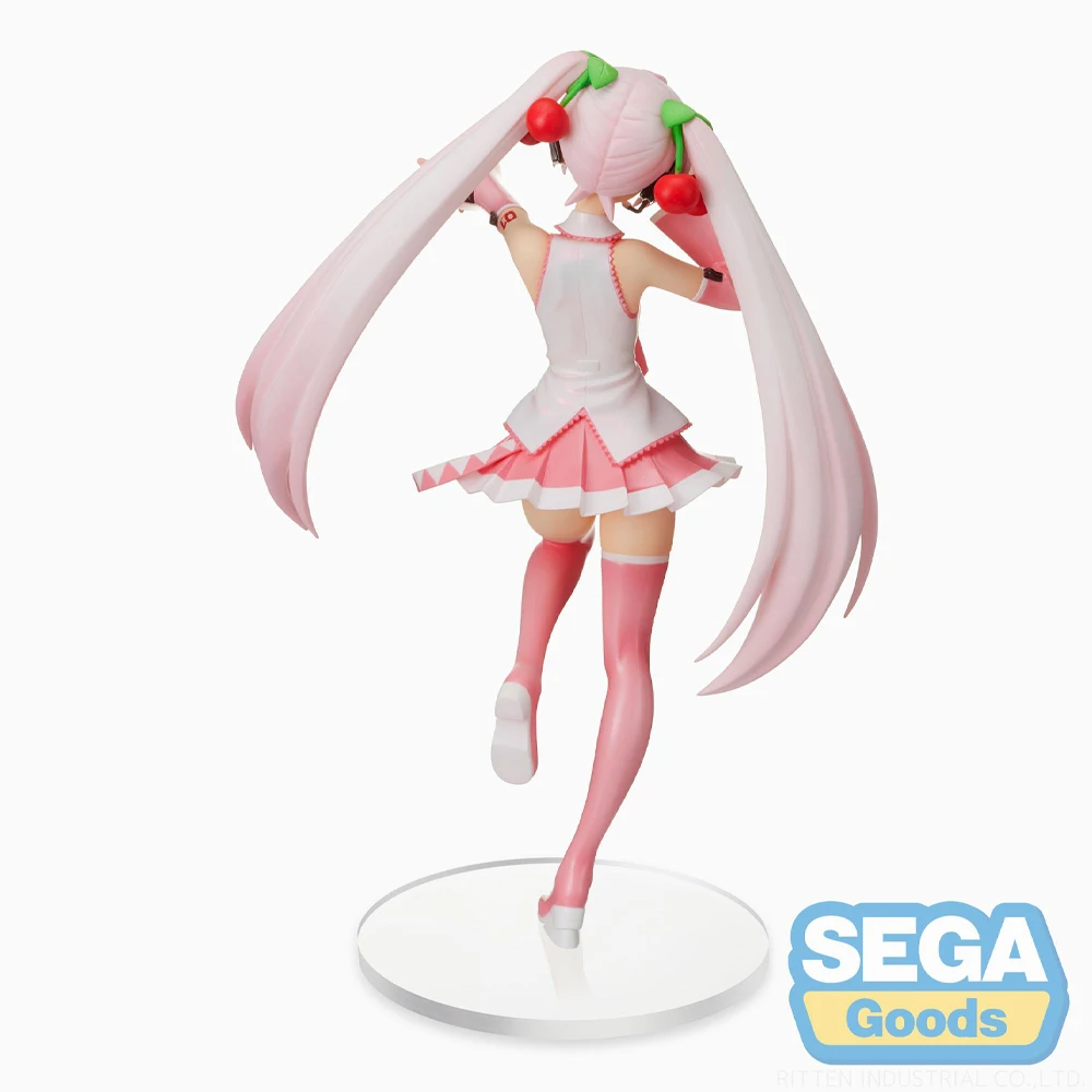 Original Sega Hatsune Miku Series Sakura Miku (Ver. 3) Spm Figure 22Cm Collectible Model Toy Genuine In Stock Holiday Gift